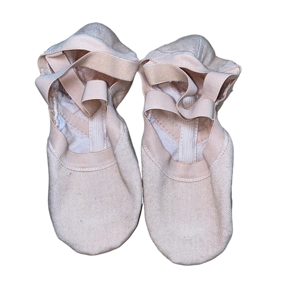 NWOT Bloch Synchrony Stretch Canvas Ballet Shoes Split Sole Dance Flats‎ 3B